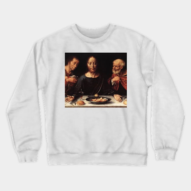 Altarpiece of the Lamentation Crewneck Sweatshirt by truthtopower